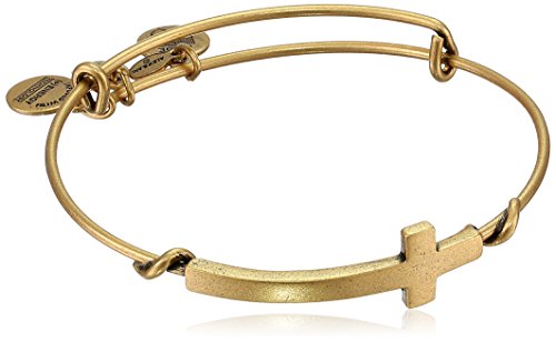 Cross Expandable Wire Bangle Bracelet Alex and Ani "Spiritual Armour" 