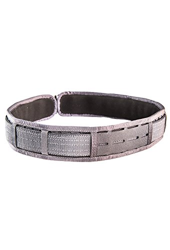 High Speed Gear Laser Duty Grip Padded Belt (Wolf Grey, MD (37"))