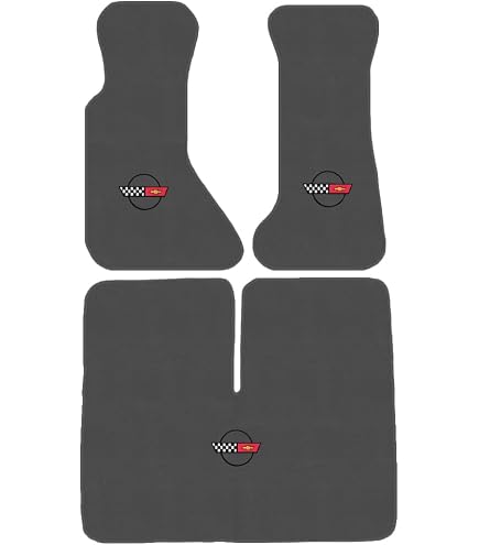 Avery's Red Carpet Front Floor Mats For 1984-1996 Corvette C4 - 2-Piece Set