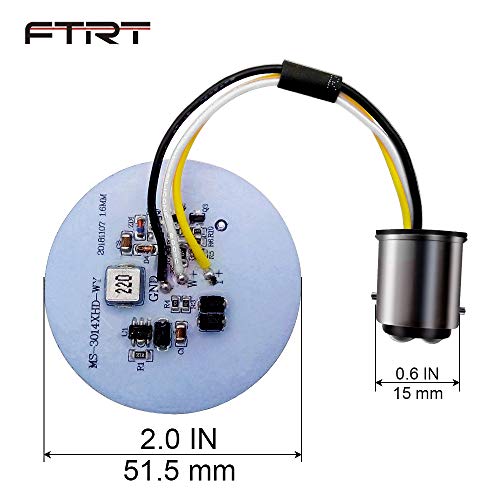image for FTRT LED Front Turn Signals Running Light for Harley Davidson,1157 Bul