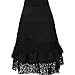 Taiduosheng Women's steampunk party club wear punk gothic retro black lace skirt