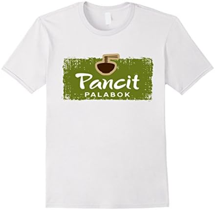 Men's Funny Pancit Palabok T-Shirt Filipino Pinoy Philippines Large White