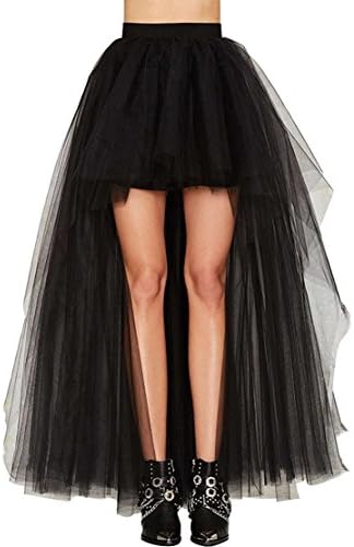 Slenyubridal Womens High Low Tutu Skirt Petticoat Dance Skirts Wedding Dresses Crinoline