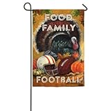 Food Family Football Garden Flag