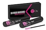 3D Fiber Lash Mascara for Thickening & Lengthening - Highest Quality Natural & Non-Toxic Hypoallergenic Ingredients - A Makeup Bag Essential - Includes Bonus Eyelash ebook with Pro-Tips
