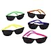 Adorox 12 Pack 80's Style Neon Party Sunglasses Children's Kids Colorful Toy Party Favor Set Birthday Aviators