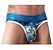 Mens Boxer Briefs, Toponly Sports Underpants Bulge Camouflage Print Underwear for Men (Fashion Blue, M)