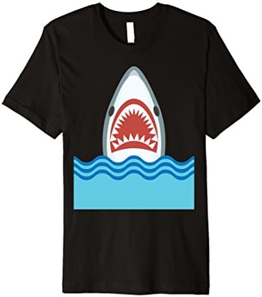 Mens Funny Shark Attack Deep Sea Diving T-Shirt XL Black