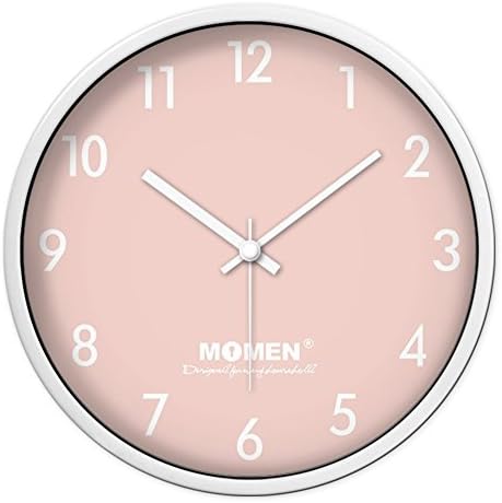 CCYYJJ Wall Clock,Minimalist Living Room Bedroom [Alarm Clock] Creative Solid Color Silent Quartz Alarm Clock-K 14Po