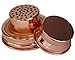 Cocktail Shaker Lid with Silicone Seals for Regular Mouth Mason, Ball, Canning Jars (Copper)