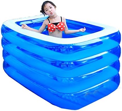 Yydd 子供のインフレータブルプールバスタブオーシャンボールプールキディフェラアッププール太い耐摩耗pvc素材屋外 庭 裏庭ポータブル 夏の家族の水遊び