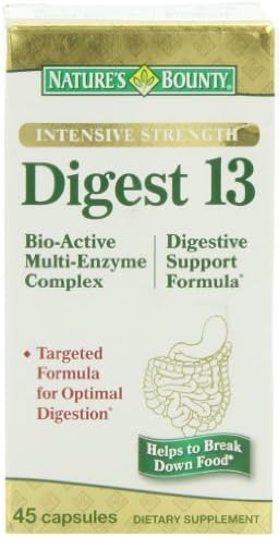 Amazon Com Nature S Bounty Digest 13 Disgestive Support 45 Count Health Personal Care