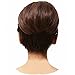 FESHFEN Bridal Hair Bun Updo Scrunchy Scrunchie Hairpiece Wig Hair Ribbon Ponytail Extensions Clips Straight Drawstring Hair Chignons Topknot Knot-4# Medium Brown