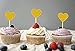 VERSAINSECT Cupcake Toppers Twinkle Gold Snacks Decor DIY Mini Glitter Birthday Cake Decoration Picks Wedding Bridal Baby Shower Party Suplliers