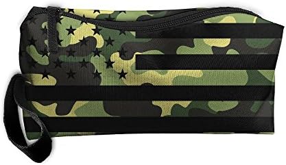 USA Camo Flag Travel Toiletry Bag Buggy Bag Organizers