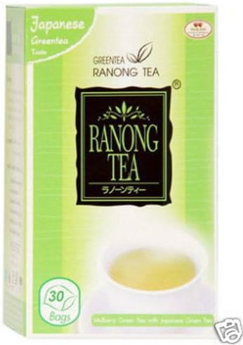 Japanese & Mulberry Green Tea Ranong Tea 30 Bags Reduce High Blood Pressure