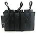 LogLife Tactical Triple Magazine Pouch (Hold 6 Mags) Mag Pouch Bag Holster Black CB Multicam (BK)