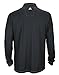 Adidas Men's ClimaCool Long Sleeve Pique Polos (XX-Large, White/Black)