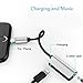 Headphone Adapter to 3.5 mm Earphone Jack Compatible with iPhone X Charge Connection Converter Audio Splitter for iPhone 7/7 Plus/8/8 Plus/X/XR/XSMax Support Music &Charger Support iOS12 or Laterthumb 4