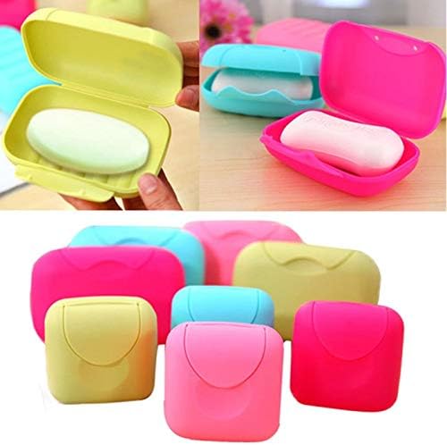 Travel Soap Case Box, Holder with Strong Sealing, Bathroom Dish Plate Case- Home Outdoor Hiking Camping Travel