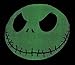 Disney Nightmare Before Christmas Men's Fat Head T-Shirt, Black, Large