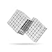 PojoTech Magnetic Holders Multi-Use Square Cube Magnets Toy Puzzle Magnet Block Magic Cube Education Toys Metal (216 Pack)