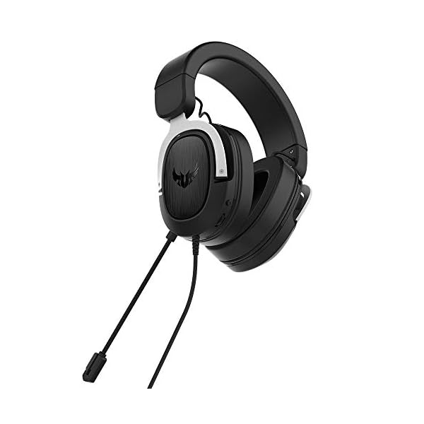 ASUS-TUF-Gaming-H3-Gaming-Headset-for-PC-PS4-Xbox-One-and-Nintendo-Switch-with-50-mm-Drivers-71-Surround-Sound-Deep-Bass-Lightweight-Design-and-Durable-Headband ASUS TUF Gaming H3 Gun Silver Gaming Headset with virtual 7.1 Surround, Tough stainless-steel headband and fast cooling…