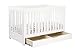 Babyletto Mercer 3-in-1 Convertible Crib with Toddler Bed Conversion Kit in White, Greenguard Gold Certified