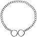 Hamilton Metal Slip Link Choke Chain Dog Collar, Fine 2.0mm x 14