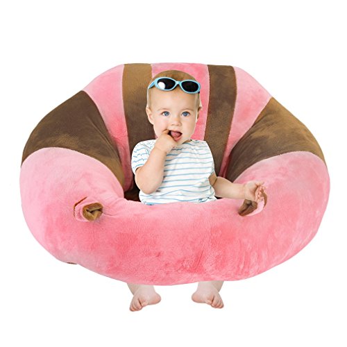 Infant Sitting Chair | Coldcedar Baby Support Seat Sofa | U Shaped Cuddle Seat | Baby Learning to Sit Chair Keep Sitting Posture Comfortable for 0-12 Months Baby (Pink)