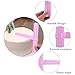 Adjustable Cake Scraper Cake Smoother Tool for Icing,Fondant Cream Edge Smoothing Decorating Tools - Blue, Pink (2pcs)