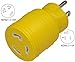 Conntek 30222-YW 15A to L5-30R Plug Adapter,Yellow