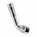 Zephyr® Chrome 90 Degree Angled Valve Stem Universal Fit Extension Adapter for Motorcycle, Scooter, Auto Car / Truck, and Bicycle Tires