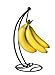Home Basics Steel Banana Tree Holder Stand, Rust Resistant, Prevents Bruising, Circular Base, Black Satin Finish