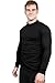Utopia Wear Premium Cotton Interlock Mock Turtle Neck Men Shirt