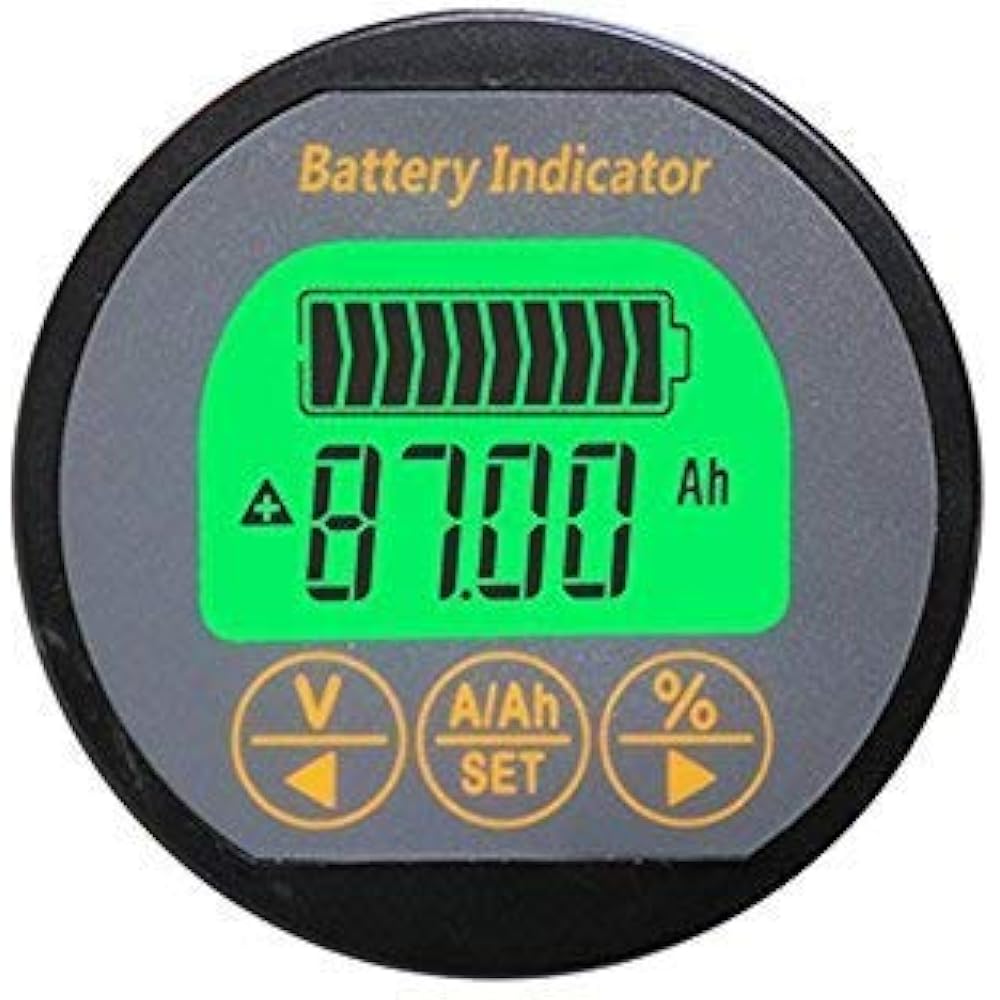 Battery Monitor Voltmeter Ammeter Voltage Current Meter 880V 0100A