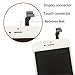 LEMANCA LCD Display Replacement Touch Screen Digitizer Frame Assembly Full Set with Free Tools and Glass Screen Protector for iPhone 6 Screen (4.7 inches) White