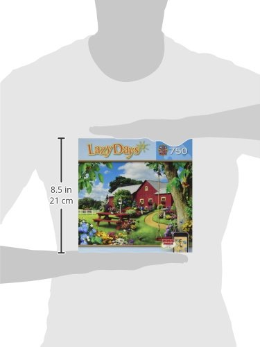 MasterPieces Lazy Days Picnic Paradise Jigsaw Puzzle, Art by Alan Giana, 750-Piece