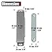 JQK Magnetic Door Catch, Stainless Steel Cabinet Magnet Closet Catches, 60 lbs Brushed (Pack of 2), HCC603-P2