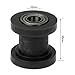HIAORS Black 10mm Chain Roller Pulley Tensioner Wheel Guide Per for Motorcycle Mini Bike Atv 125cc 140cc 160cc SSR XR125 CRF50 KLX110 Pitster Pit Dirt Bike Parts
