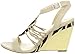 Calvin Klein Women's Marion Shiny S Nappa Wedge Sandal