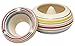 SouvNear Smokeless Ashtray with Lid Ceramic Moroccan Ashtray - 3 Cigarette Holder Slots 4.6