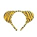 D.Q.Z Jungle Animal Ears Headbands for Kids Zoo Safari Party Supplies Plush Giraffe Tiger Zebra Set of 10