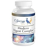 Modern Digestive Enzyme Supplement for Better Breakdown & Absorption of Hard to Digest Foods, Support for Gluten, Fats, Relief for IBS, Leaky Gut, Common Complaints, 1 Mo Supply, 90 Count