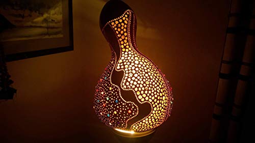 THE ENIGMA Handmade Gourd Lamp Light Nightstand Home Modern Apartment Bedroom Decoration Ideas