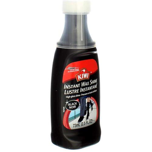 Kiwi Liquid Wax Black Shoe Polish, Shoe Shine Black-3 Pack - Thumbnail 3