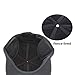 Flammi Men's Winter Peaked Cap with Earflaps Adjustable Baseball Cap (06 Coffee)