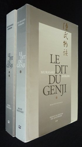 Le Dit Du Genji 2 Volumes Magnificence Impermanence Telecharger Pdf De Shikibu Murasaki Rene Sieffert Eglemason