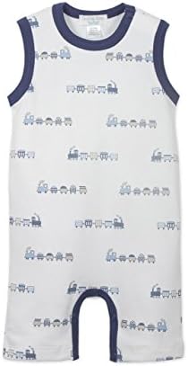 Boys Clothes Pima Cotton Sleeveless One-Piece Tank Shortie Romper