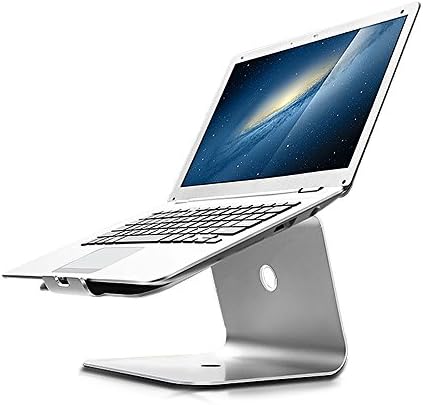 Desktop Laptop Support, Aluminum Alloy Notebook, Heat Sink Compatible With Any Laptop To 17" (Silvery)